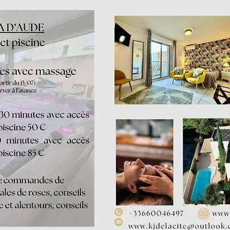 住宿加早餐酒店 Riba D'aude Privatif Proximite Aeroport Et De La Cite Medievale 卡尔卡松